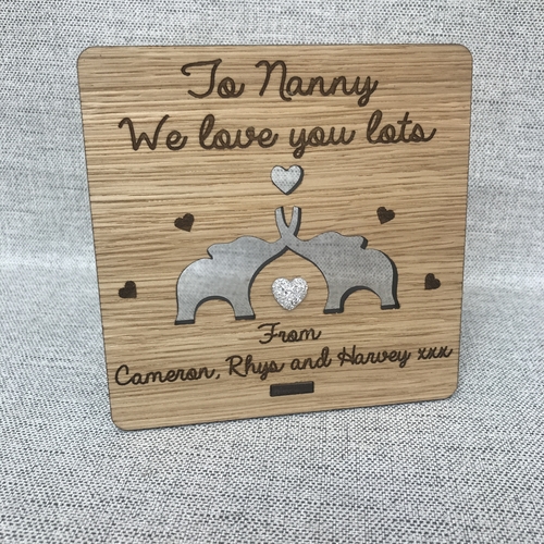 Happy birthday plaque