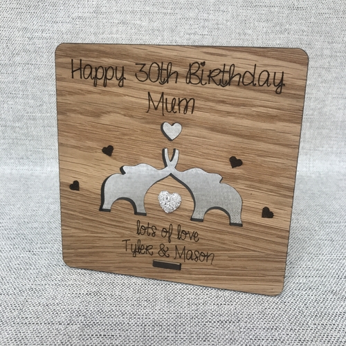 Happy birthday plaque