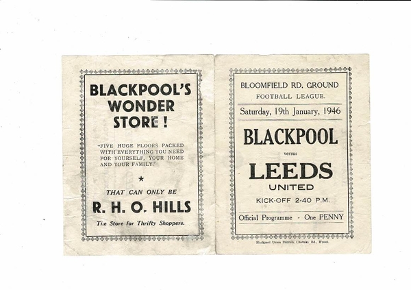 More Football Programmes listed today