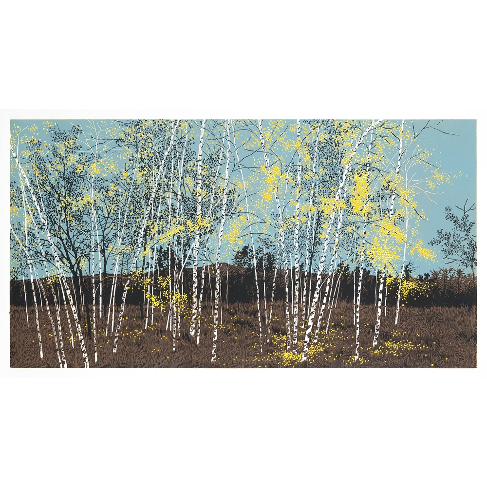 Autumn of the Great Wildness (original woodcut print)