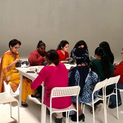 ITV slow stitching workshop