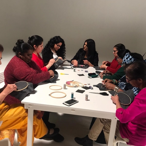 ITV slow stitching workshop