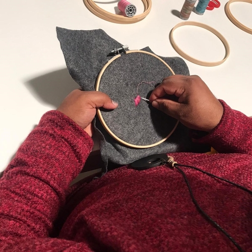 ITV slow stitching workshop