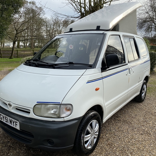 JC Leisure Dorma Camper Van 2 Berth Nissan Vanette E 2001 (51)reg 2.3 Diesel 59k miles