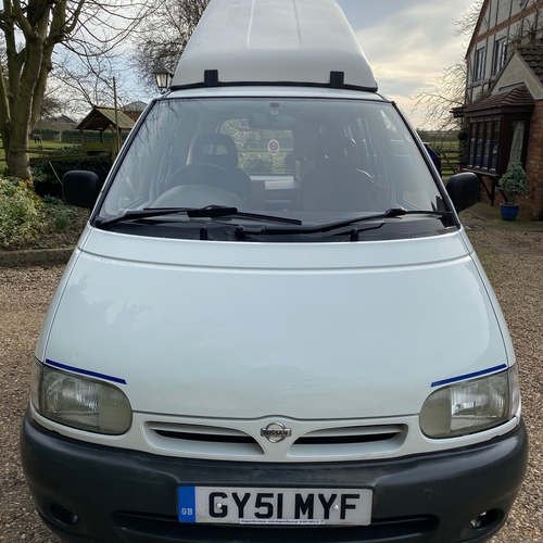 JC Leisure Dorma Camper Van 2 Berth Nissan Vanette E 2001 (51)reg 2.3 Diesel 59k miles