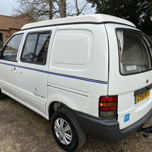 JC Leisure Dorma Camper Van 2 Berth Nissan Vanette E 2001 (51)reg 2.3 Diesel 59k miles