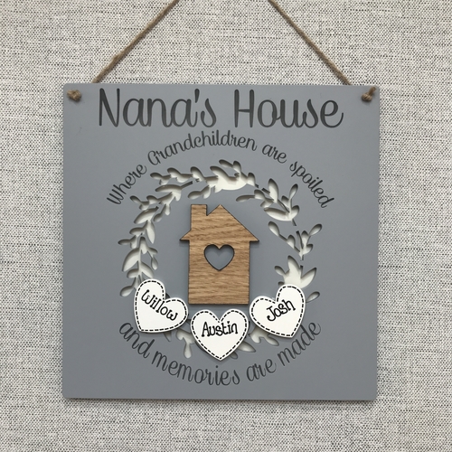 Nana’s House plaque