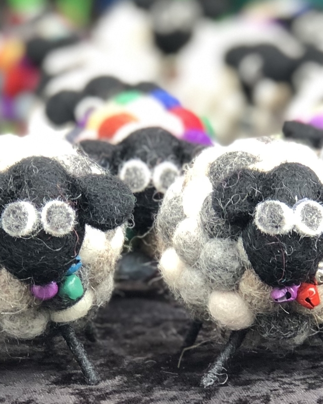 Sheep decoration /needle cushion