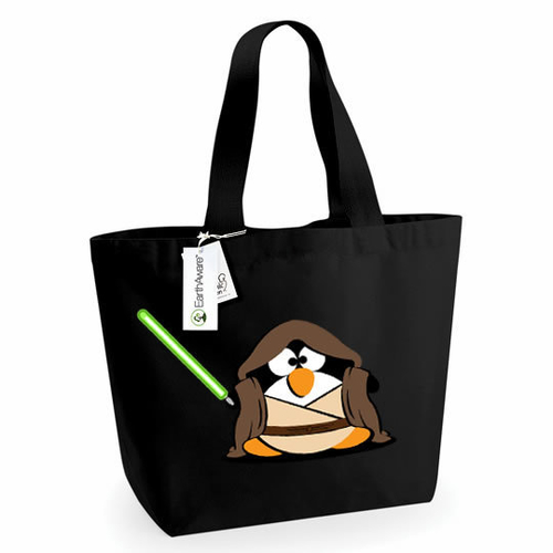 'Fat Jedi Penguin' Mini Tote
