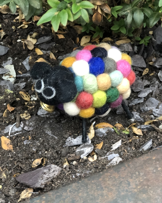 Sheep decoration multicolour