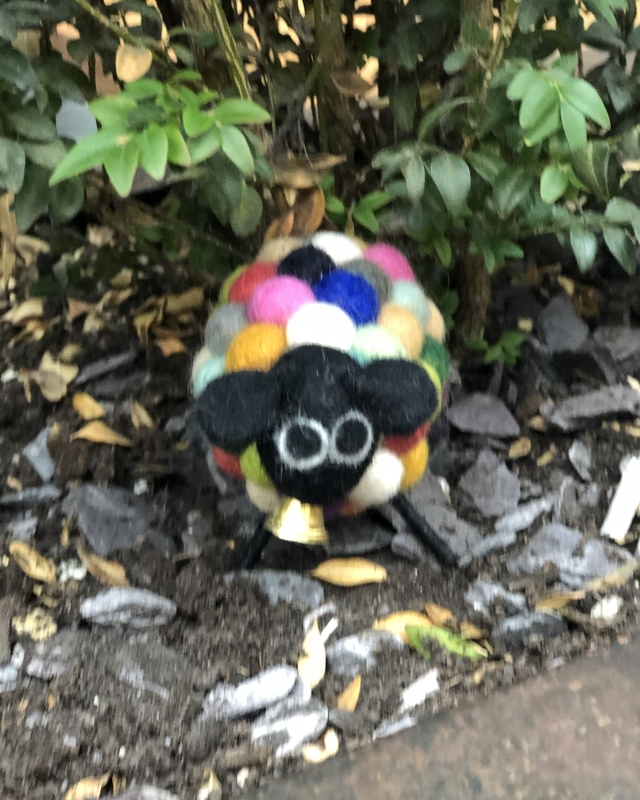 Sheep decoration multicolour