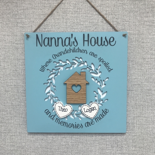 Nana’s House plaque