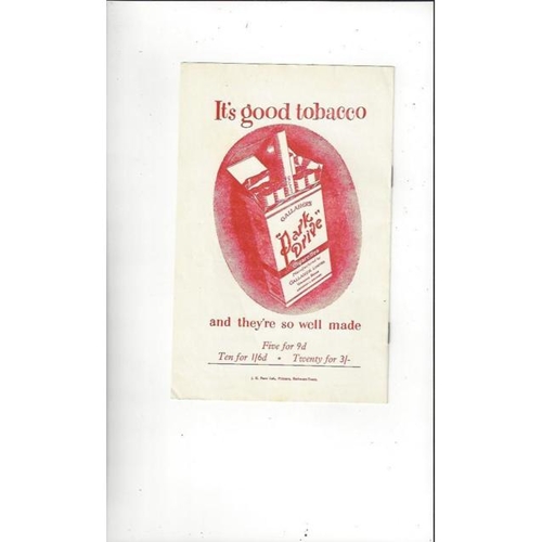 1957/58 Stoke City v Barnsley Football Programme