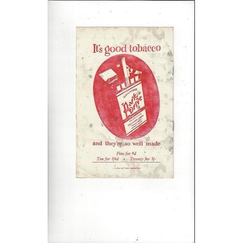 1957/58 Stoke City v Huddersfield Town Football Programme