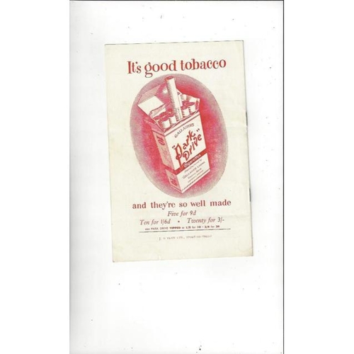 1958/59 Stoke City v Lincoln City Football Programme