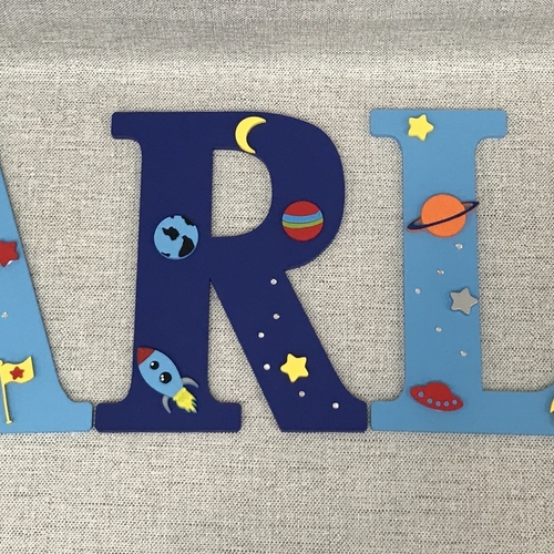 SPACE THEME letters