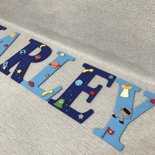 SPACE THEME letters