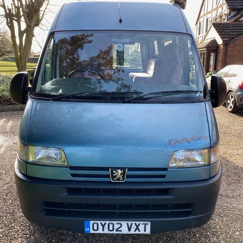 Devon Pasadena Camper Van 2 Berth 2002 Peugeot Boxer 2.5D 64288 Miles Big Spec