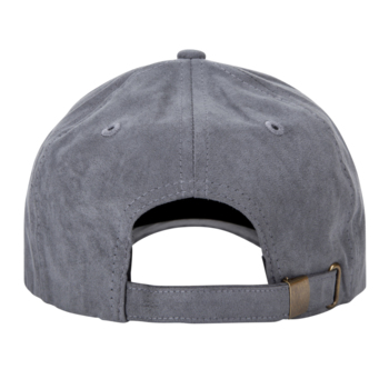 Grey/White Suede Cap