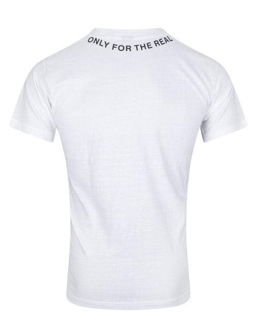 White 3D Real Tee