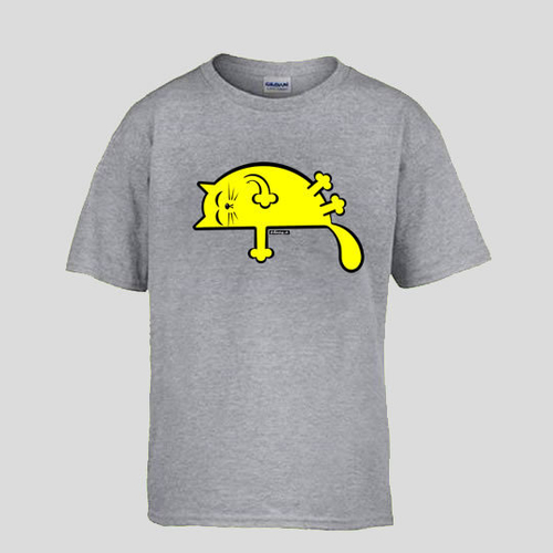 'Yellow Sleepy Cat' T-Shirt