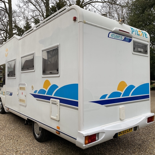 Pilote Atlantis A5 Motorhome 6 Berth 2003 Peugeot Boxer LWB 2.2 HDi 47423 Miles