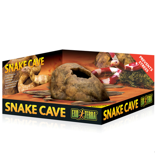 Exo Terra Snake Cave, Medium, L22 x D13 x H9cm (8.5 x 5.1 x 3.5")