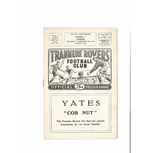 Chester City Away Football Programmes