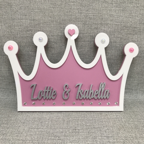 Princess / Prince crown door plaque
