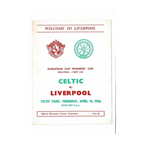 European Cup Winners Cup Semi Final Football Programmes