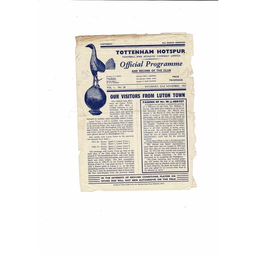 Luton Town Away Football Programmes
