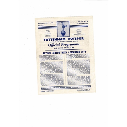 Leicester City Away Football Programmes