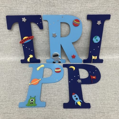 SPACE THEME letters