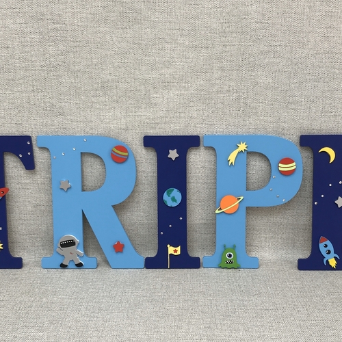SPACE THEME letters