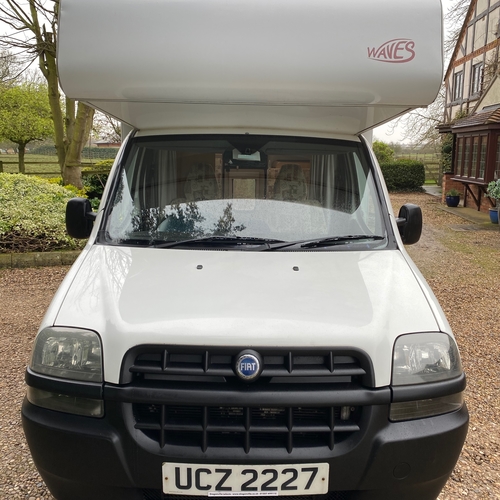 Nu Venture Waves Camper Van Motorhome 4 Berth 2003 (53)reg Fiat Doblo 1.9 JTD 51823 Miles
