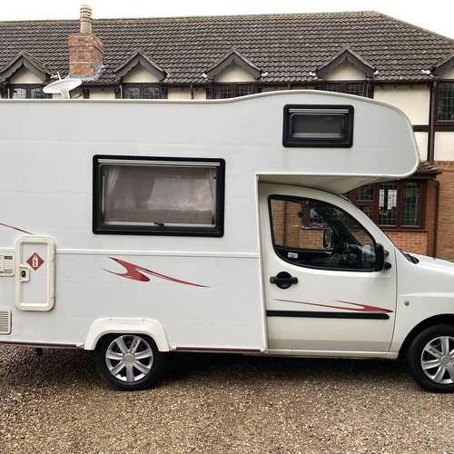 Nu Venture Waves Camper Van Motorhome 4 Berth 2003 (53)reg Fiat Doblo 1.9 JTD 51823 Miles