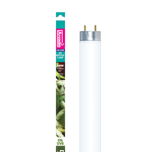 Arcadia D3 Reptile Lamp, 6% UVB 105cm (42"), 38 Watt