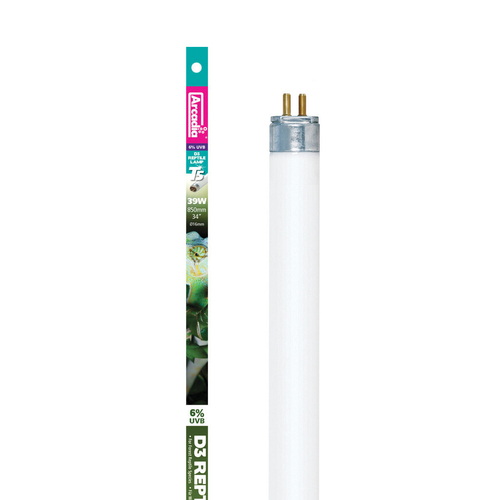 Arcadia D3 Reptile T5 Lamp, 6% UVB, 86.5cm (34"), 39 Watts