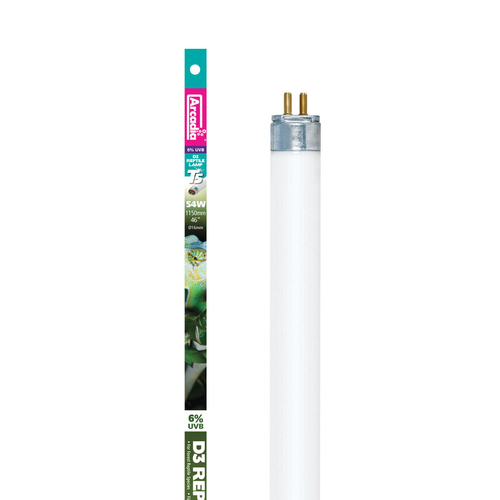 Arcadia D3 Reptile T5 Lamp, 6% UVB, 117cm (46"), 54 Watts