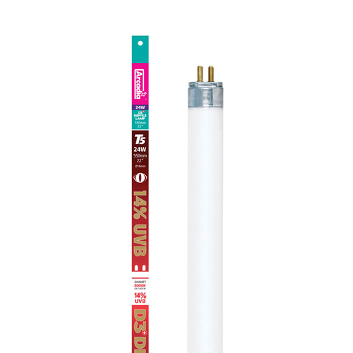 Arcadia D3+ Dragon T5 Lamp, 14% UVB, 56cm (22"), 24 Watt