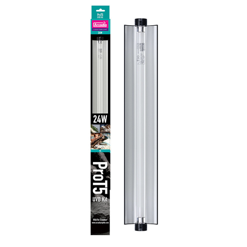 Arcadia Pro T5 UVB Kit, Desert, 12% UVB, 24 Watt