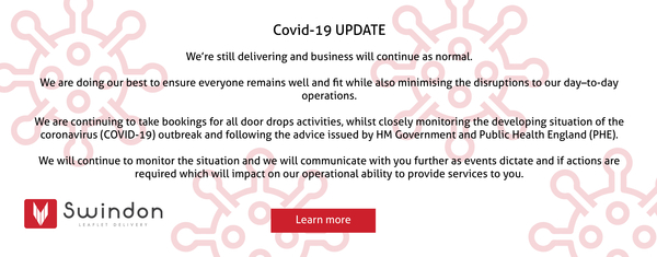 Business continues at Swindon Leaflet Delivery