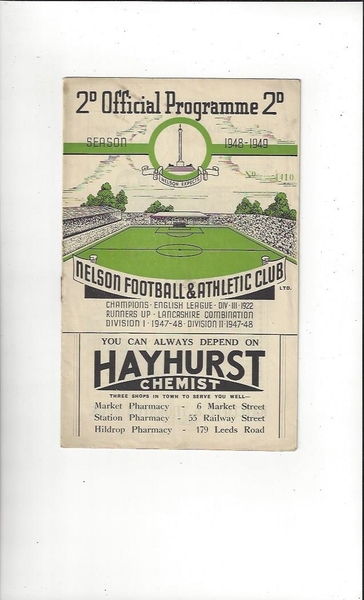 Latest Football Programmes Listed today