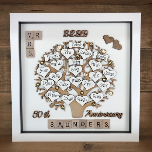 XL Wedding Anniversary Frame