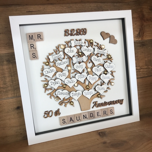 XL Wedding Anniversary Frame