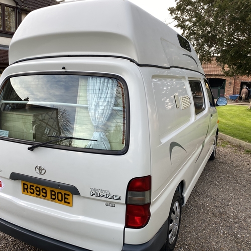 1998 Toyota HiAce Powervan HiTop 2.4D GS LWB Camper Van 2 Berth ONLY 49845 Miles
