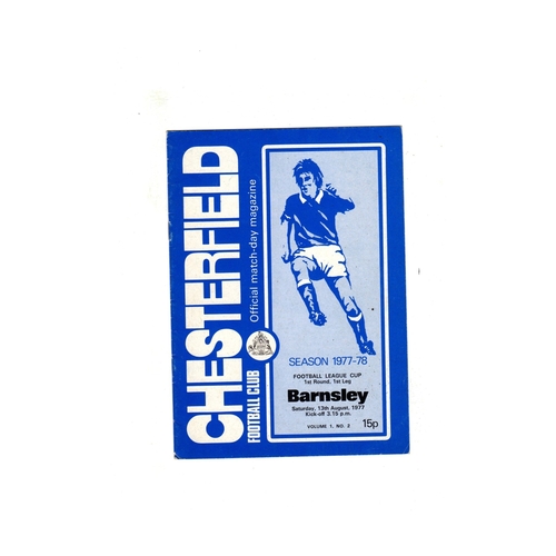 Chesterfield Home Football Programmes