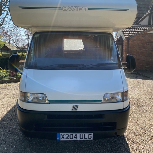 Swift Sundance 590RL Motorhome 4 Berth Rear L shaped lounge 2000(X) Fiat Ducato 2.8TD 52728 miles