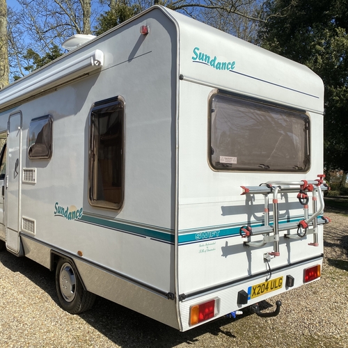 Swift Sundance 590RL Motorhome 4 Berth Rear L shaped lounge 2000(X) Fiat Ducato 2.8TD 52728 miles