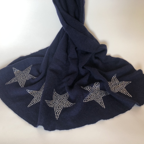 Cashmere wrap - sparkly star